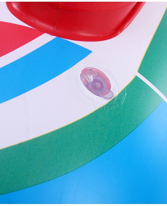 Babyhug Inflatable Swimming Ring  Pink | For 3+ years Boys & Girls| Durable Vinyl Pool Float| Swimming Ride On with Steering Wheel