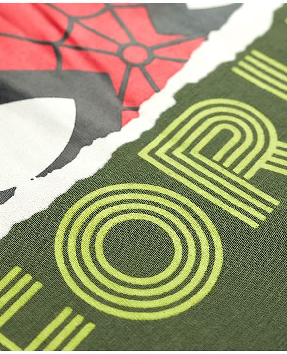 Pine Kids Marvel Single Jersey Knit Full Sleeves T-Shirt & Track Pant With Spider Man Print - Green