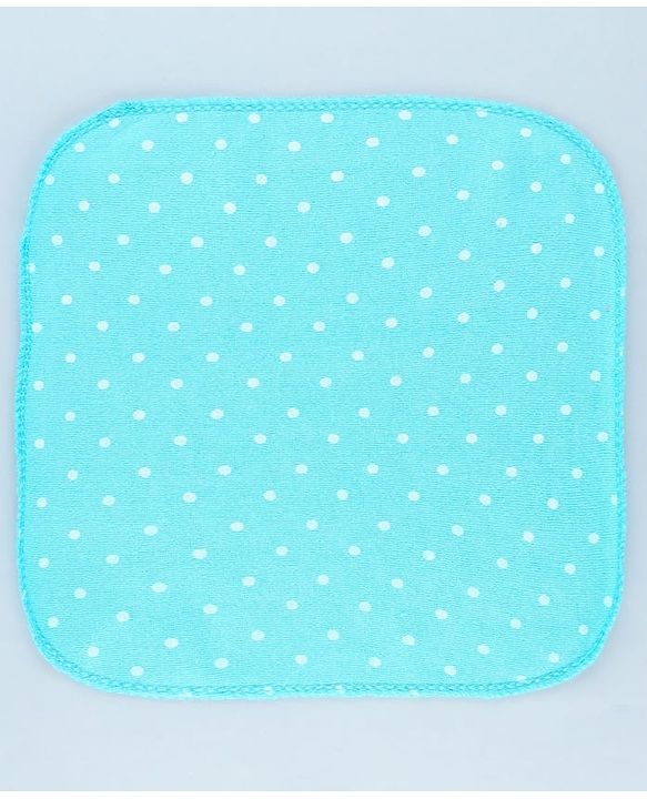 Babyhug Cotton Terry Knit Wash Cloths Pack of 6 L 28 x B 28 cm - Multicolour