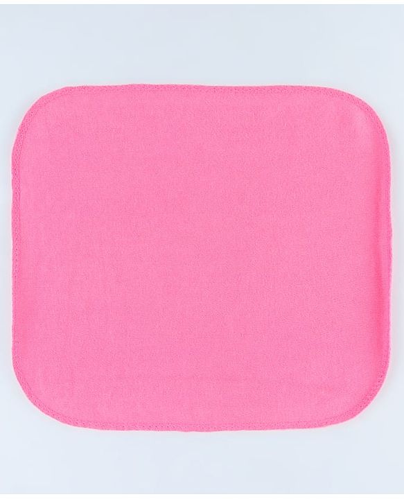 Babyhug Cotton Terry Knit Wash Cloths Pack of 6 L 28 x B 28 cm - Multicolour