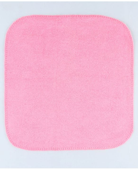 Babyhug Cotton Terry Knit Wash Cloths Pack of 6 L 28 x B 28 cm - Multicolour
