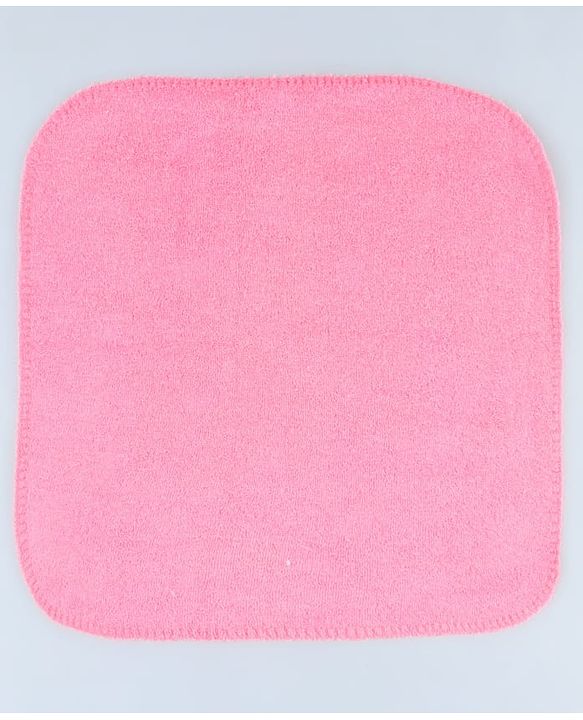 Babyhug Cotton Terry Knit Wash Cloths Pack of 6 L 28 x B 28 cm - Multicolour