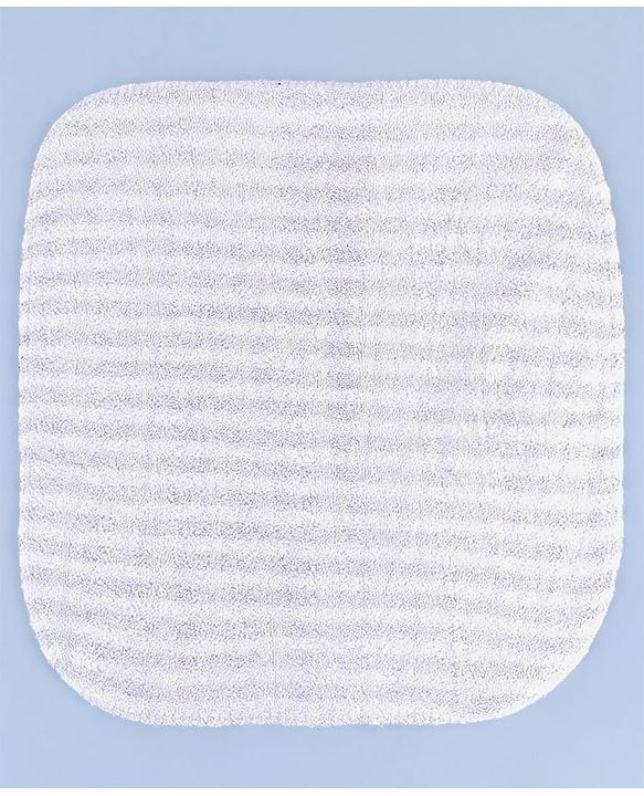 Babyhug Cotton Knit Wash Cloth with Stripes & Stars Print Pack of 6 - Navy Blue & Red