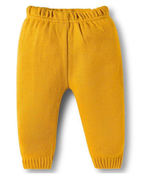 Babyhug Disney Woven Full Sleeves Sweater Set With Lion King Graphics - Yellow