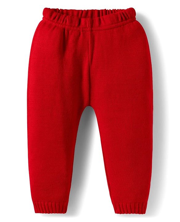 Babyhug Disney Woven Full Sleeves Sweater Set With Mickey Mouse Graphics & Cap - Navy Blue & Red