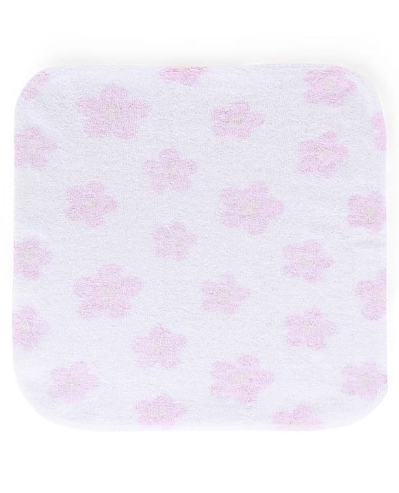 Babyhug Cotton Knit Hand & Face Towel With Floral Print Pack Of 6 L 23 x B 23 cm - Multicolour