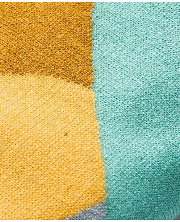 Pine Kids Knit Full Sleeves Pullover Sweater with Abstract Design - Multicolor
