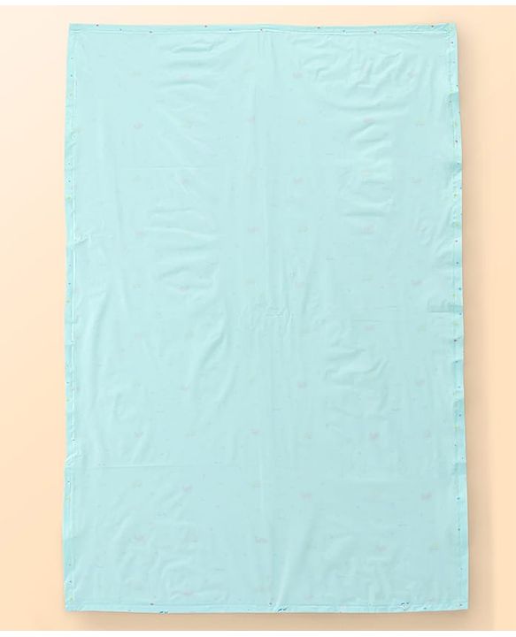 Babyhug Soft Plastic 100% Waterproof Bed Protector/Diaper Changing Sheet Dolphin Print - Small Size Pack of 3| Easy to Clean| Travel Friendly