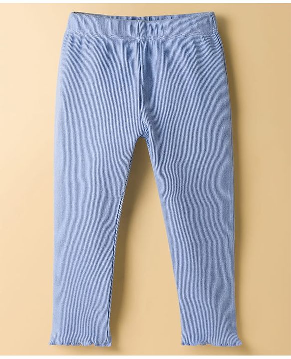 Babyhug Terry Knit Half Sleeves Top & Joggers Set with Pouch Applique & Stripes - Lavender & White