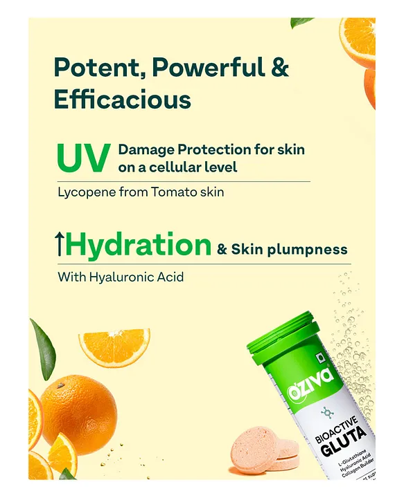 oziva bioactive glutathione tablets OZiva Bioactive Glutathione Tablets For Glow & Even Toned Skin (Strawberry)  60pc main image 0