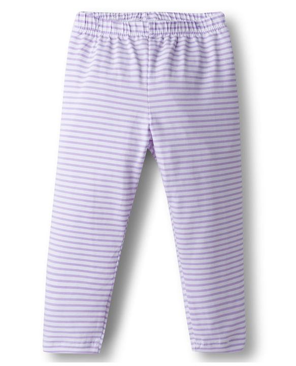 Babyhug  Cotton Lycra Knit Full Length Leggings With Stretch & Floral Print Pack Of 5 - Multicolour