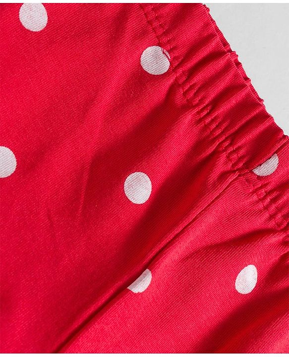 Babyhug Cotton Knit Full Length Leggings With Stretch Pack Of 5 - Multicolour