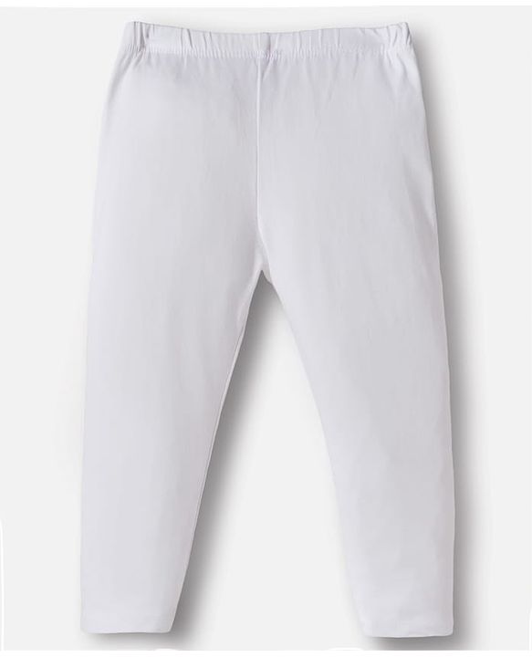 Babyhug Cotton Knit Full Length Solid Colour Leggings With Stretch Pack Of 5 - Multicolour