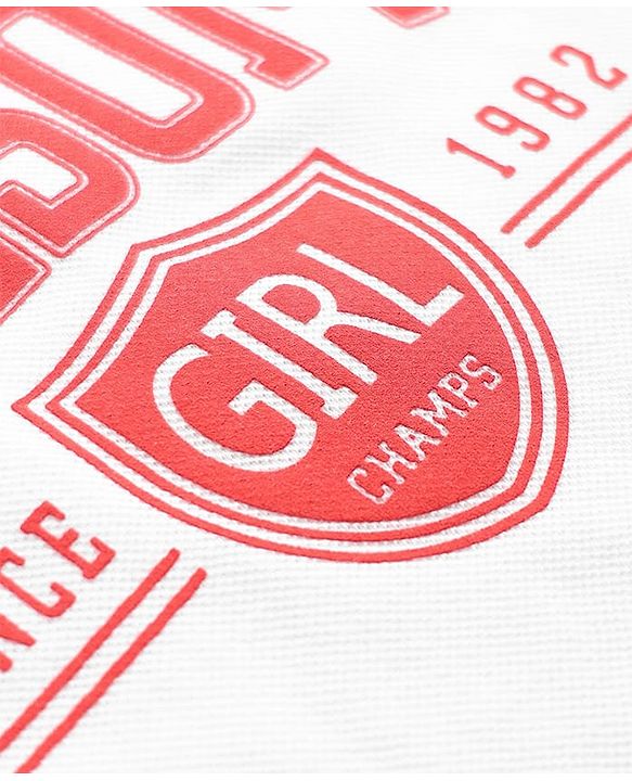 Babyhug Single Jersey Knit Half Sleeves Top & Skirt Set With Text Print - White & Red