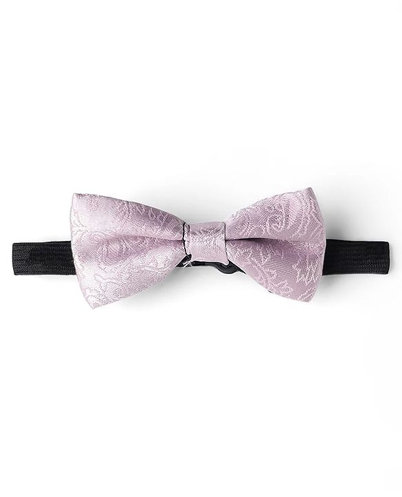 Babyhug Cotton Woven Full Sleeves Party Shirt with Suspender & Bow - Purple