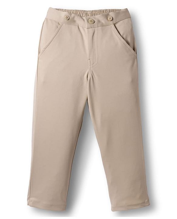 Babyhug Cotton Woven Full Sleeves Poplin Solid Party Shirt & Stretchable Trouser With Bow & Suspender - Purple & Cream