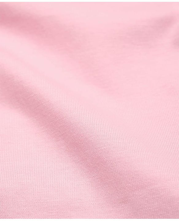 Babyhug Single Jersey Knit Half Sleeves Solid Top & Denim Skirt Set - Pink & Blue