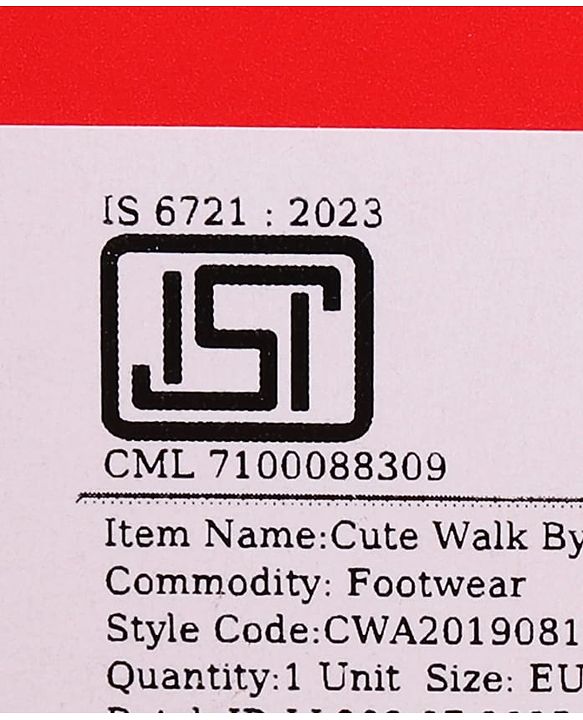 Cute Walk by Babyhug Sandals with Velcro Closure & Heart Applique - Pink