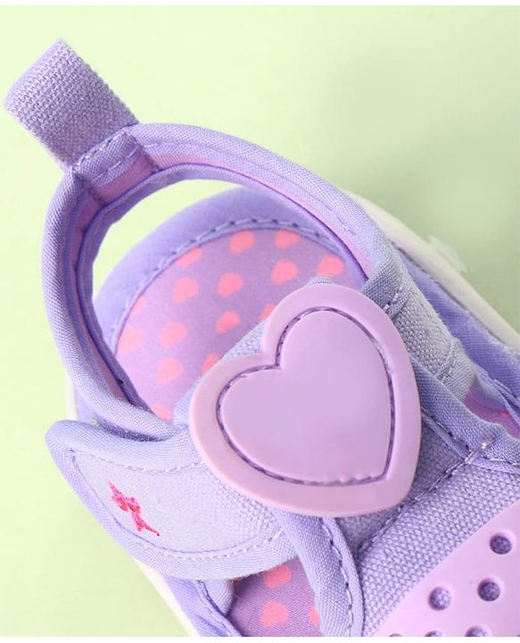 Cute Walk by Babyhug Velcro Closure Sandals - Purple