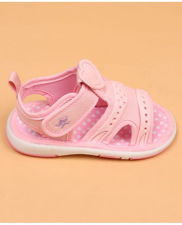 Cute Walk by Babyhug Velcro Closure Sandals - Purple