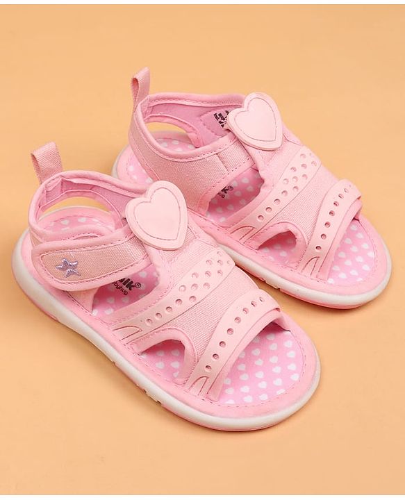 Cute Walk by Babyhug Velcro Closure Sandals - Purple