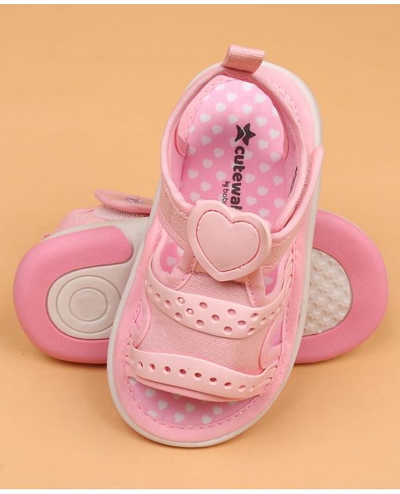 Cute Walk by Babyhug Velcro Closure Sandals - Purple