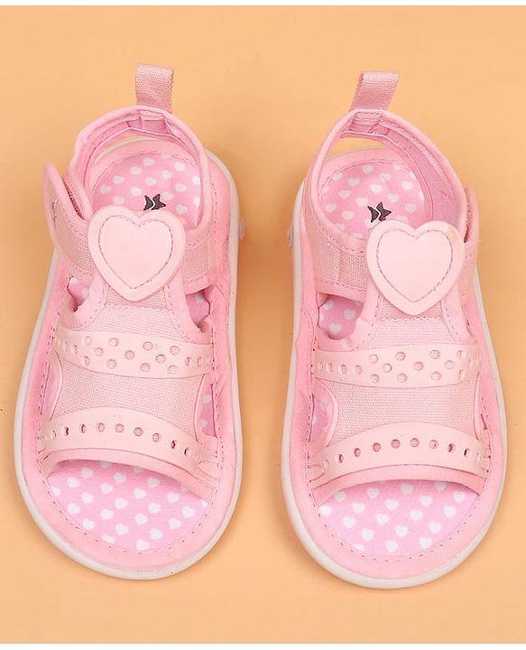 Cute Walk by Babyhug Velcro Closure Sandals - Purple