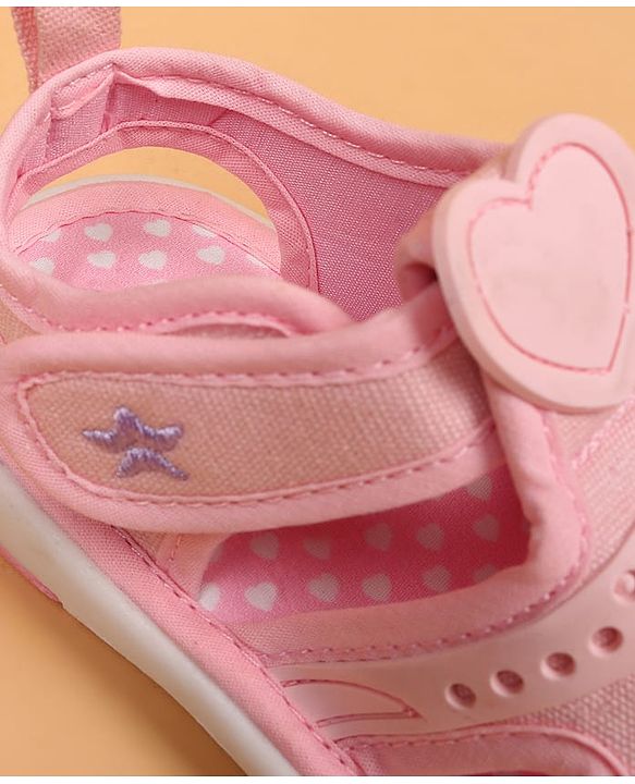 Cute Walk by Babyhug Velcro Closure Sandals - Purple