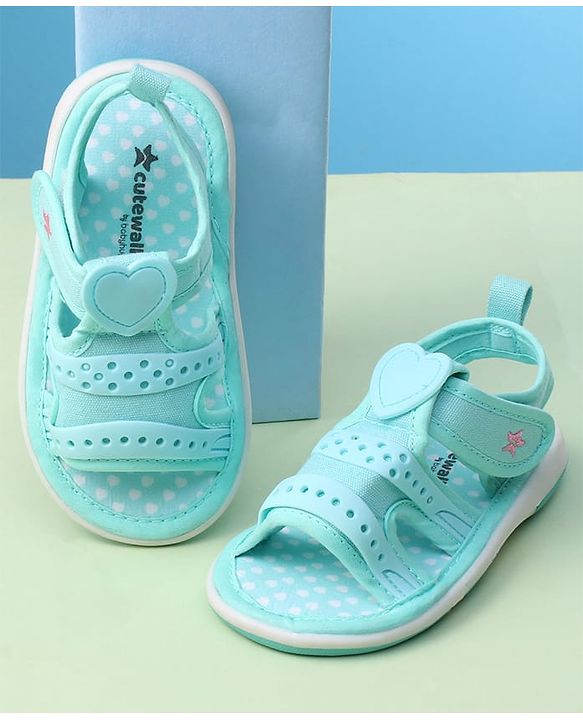 Cute Walk by Babyhug Velcro Closure Sandals - Purple