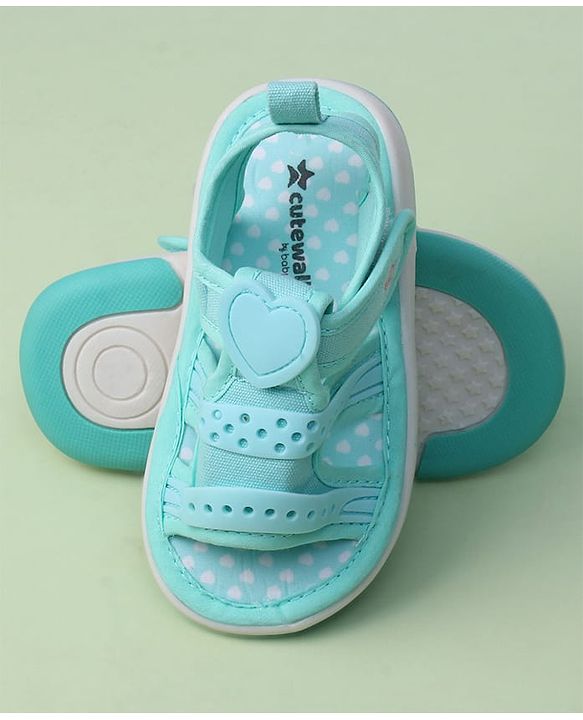 Cute Walk by Babyhug Velcro Closure Sandals - Purple