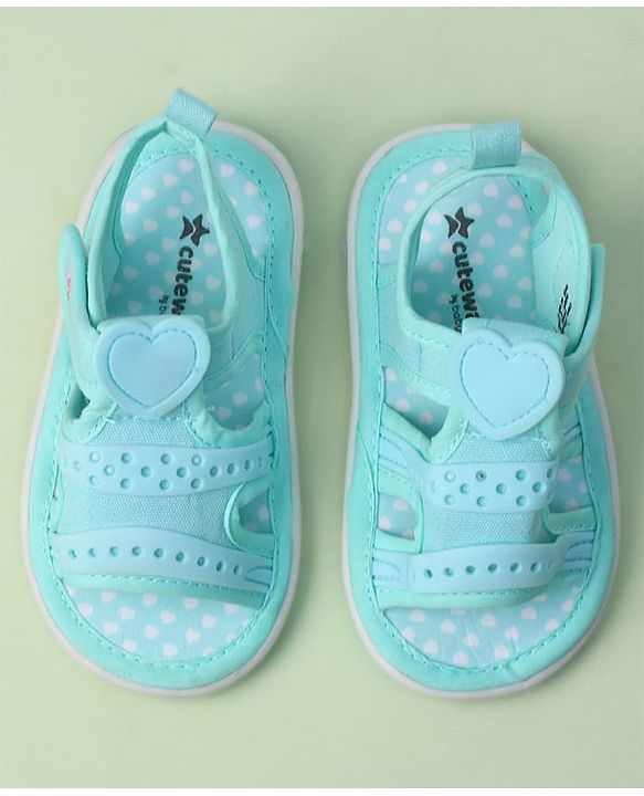 Cute Walk by Babyhug Velcro Closure Sandals - Purple