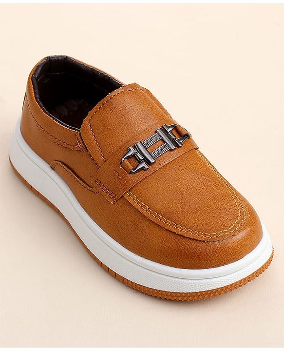 Cute Walk by Babyhug Slip On Loafer with Applique - Navy Blue