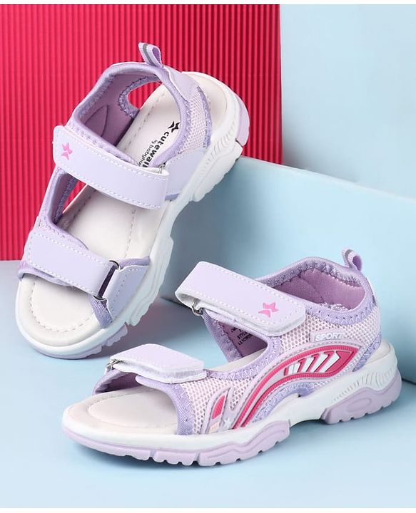Cute Walk by Babyhug Velcro Closure Sandal - Purple