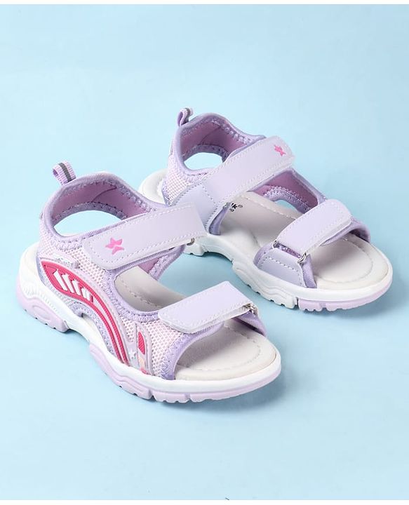 Cute Walk by Babyhug Velcro Closure Sandal - Purple