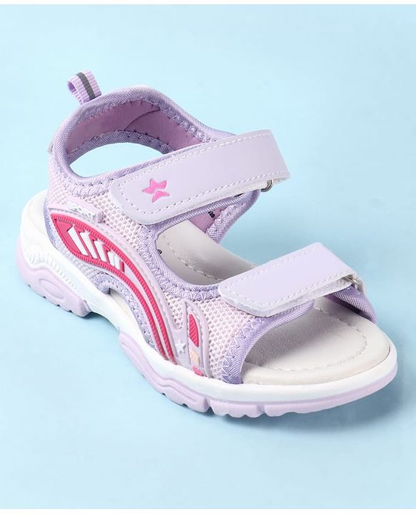 Cute Walk by Babyhug Velcro Closure Sandal - Purple
