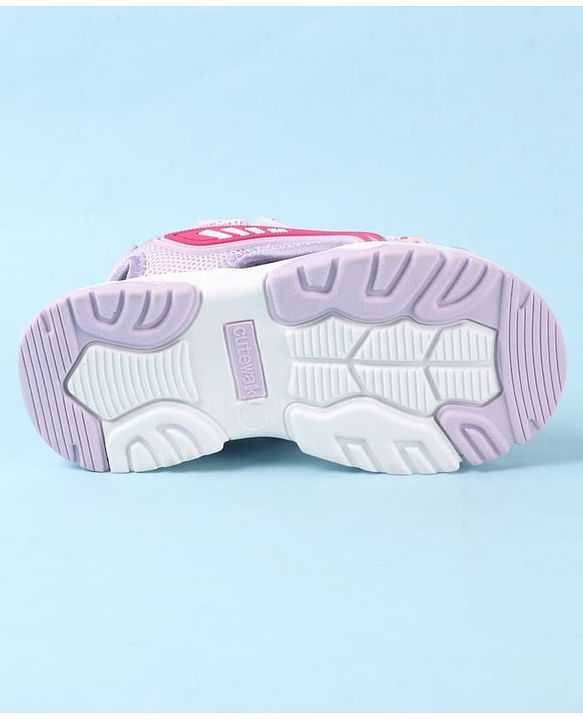 Cute Walk by Babyhug Velcro Closure Sandal - Purple