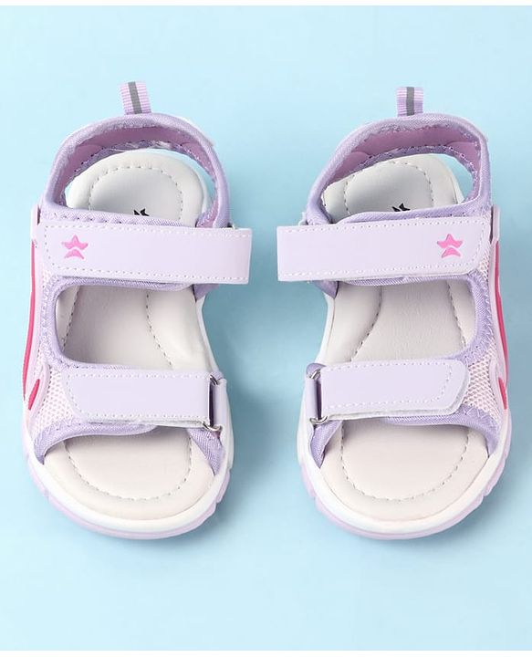 Cute Walk by Babyhug Velcro Closure Sandal - Purple