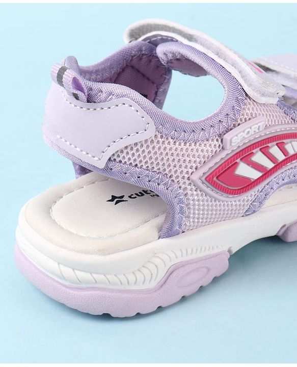 Cute Walk by Babyhug Velcro Closure Sandal - Purple