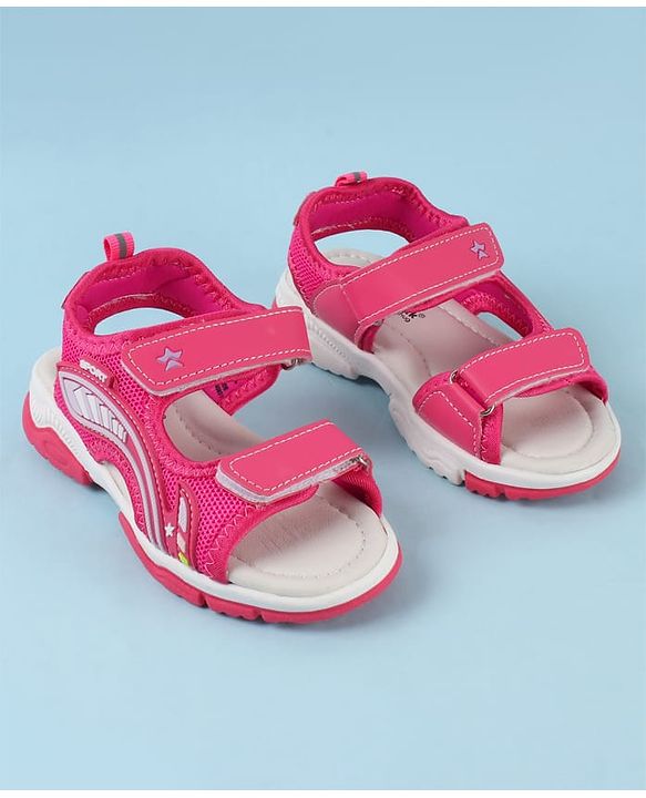 Cute Walk by Babyhug Velcro Closure Sandal - Purple