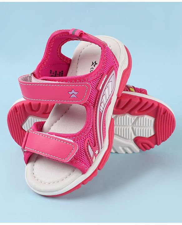 Cute Walk by Babyhug Velcro Closure Sandal - Purple