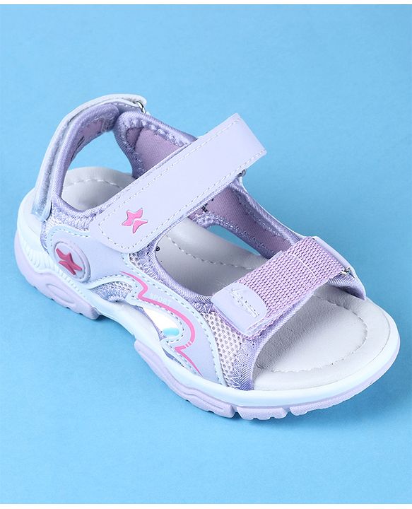 Cute Walk by Babyhug Sandal With Velcro Closure - Purple