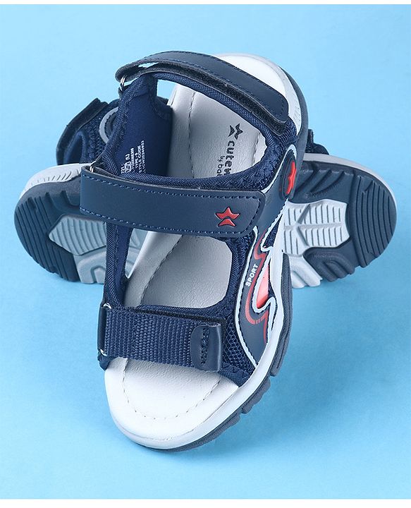 Cute Walk by Babyhug Sandal With Velcro Closure - Purple