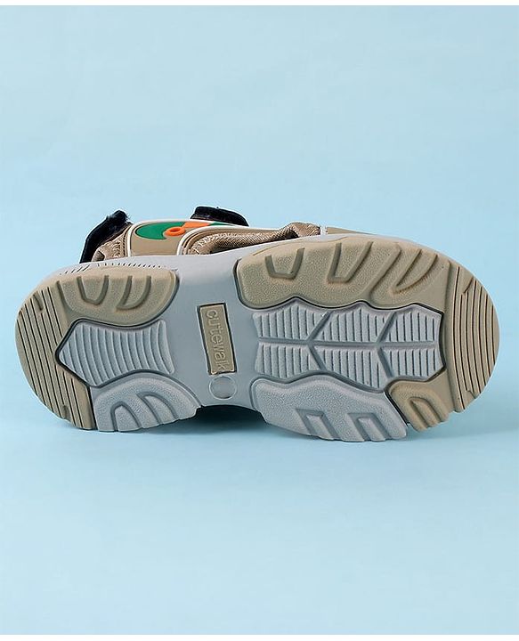 Cute Walk by Babyhug Velcro Closure Sandals - Brown