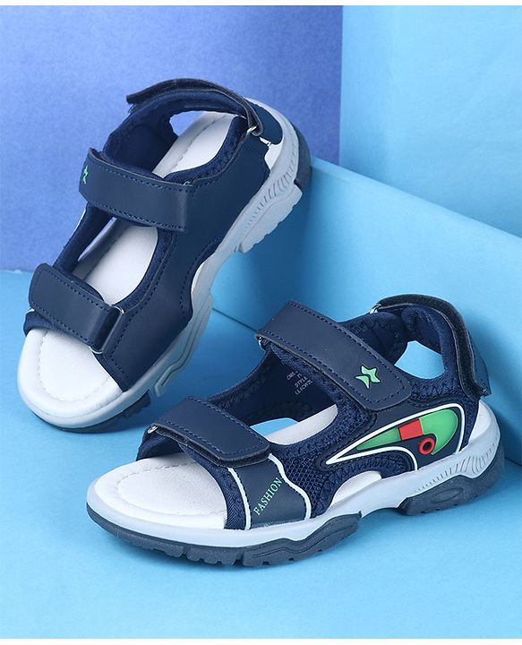 Cute Walk by Babyhug Velcro Closure Sandals - Brown