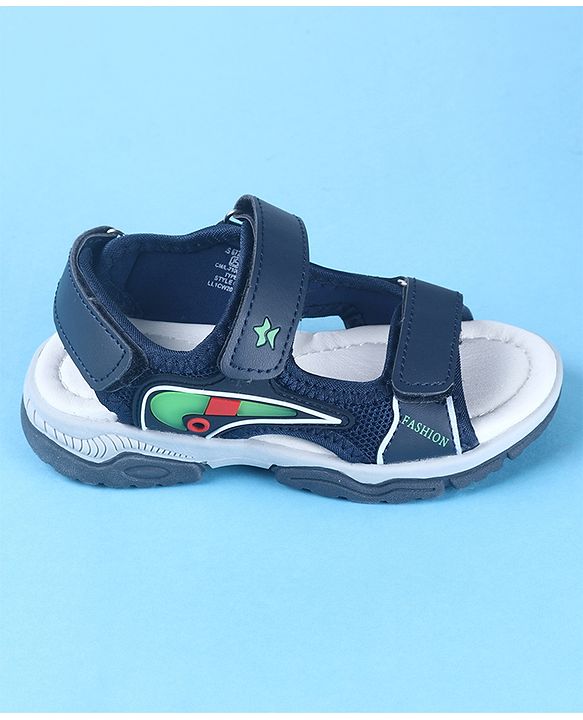 Cute Walk by Babyhug Velcro Closure Sandals - Brown