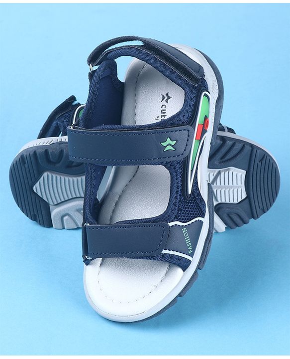 Cute Walk by Babyhug Velcro Closure Sandals - Brown