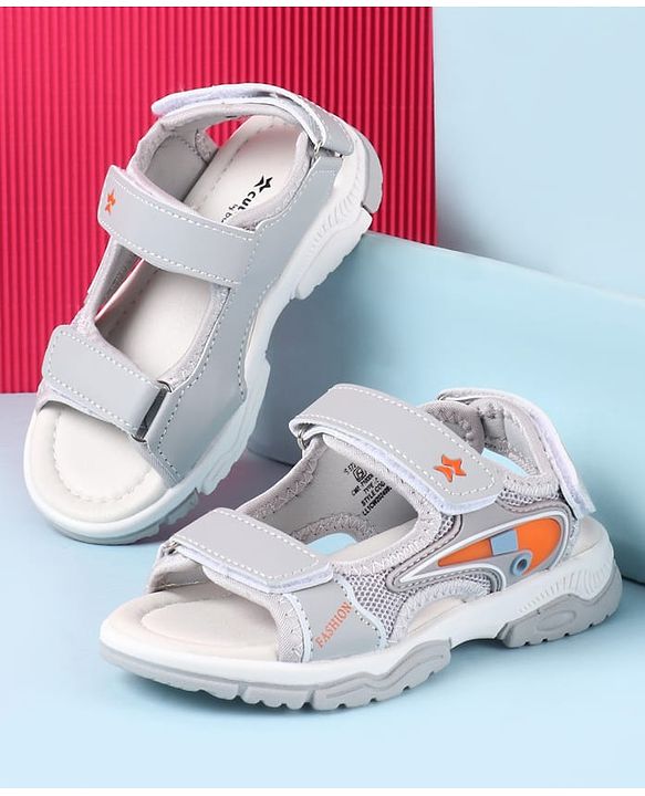 Cute Walk by Babyhug Velcro Closure Sandals - Brown