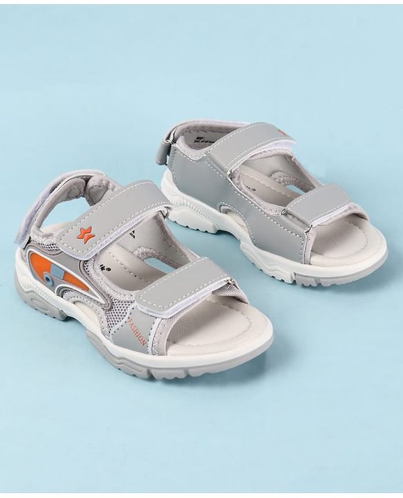 Cute Walk by Babyhug Velcro Closure Sandals - Brown
