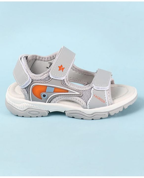 Cute Walk by Babyhug Velcro Closure Sandals - Brown