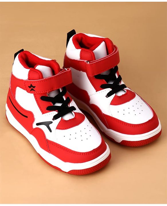 Cute Walk by Babyhug Velcro Closure Casual Shoes - Red